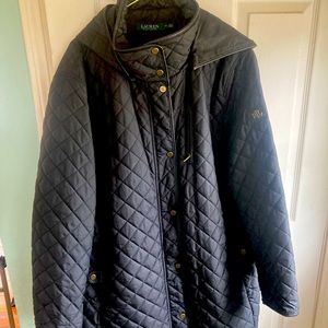 Like new Ralph Lauren quilted coat 2XL